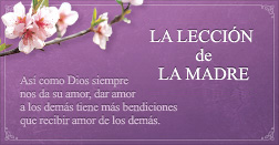 La lección de la Madre